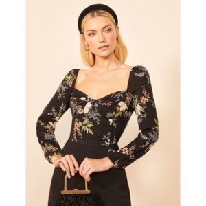 Reformation Reign Top Isabella Floral